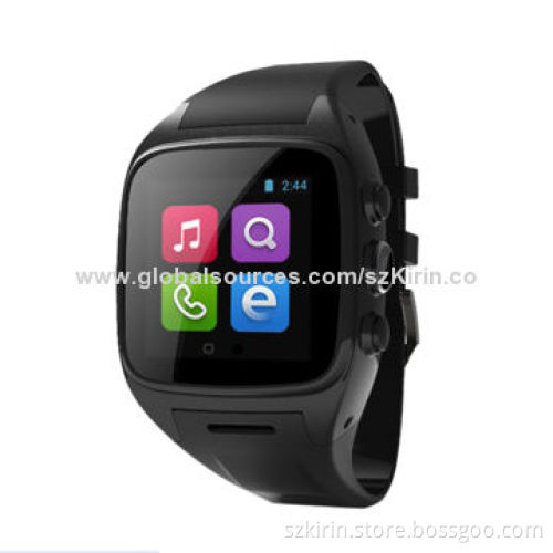 3G A watch, Android 4.2.2 operation system, Bluetooth 4.0 with SIM and TF card slot/heart rate test